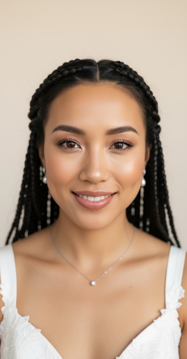 After Jumbo Knotless Braids